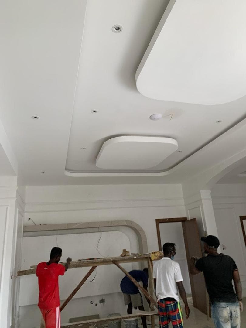 Interns presenting their work